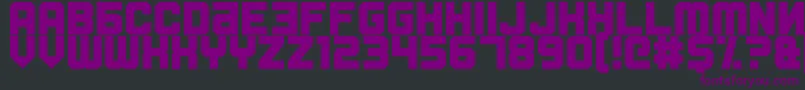 Подробнее о шрифте Fatherland Faker Шрифт Fatherland Faker – фиолетовые шрифты на чёрном фоне