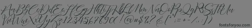 fuente Fathir Script Personal Use – Fuentes Negras Sobre Fondo Gris