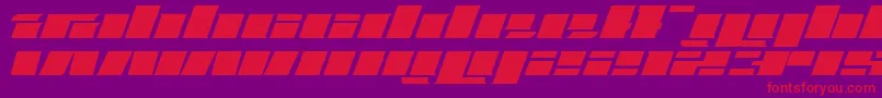 FATT     Font – Red Fonts on Purple Background