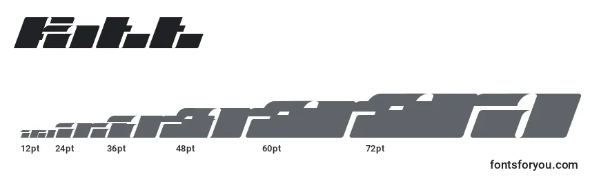 Größen der Schriftart FATT     (126428)