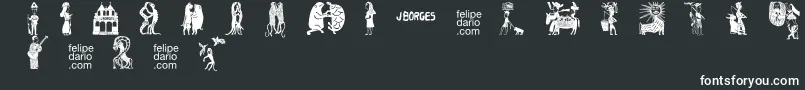 FD  J Borges 2 OT Font – White Fonts