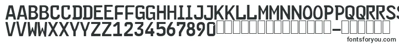 フォントFE FONT – 白い背景に黒い文字