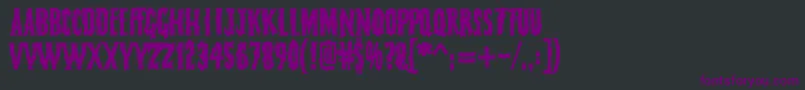 FearlessVampireKillers Font – Purple Fonts on Black Background