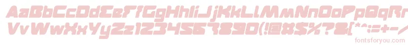 FEATURED Bold Italic-fontti – vaaleanpunaiset fontit