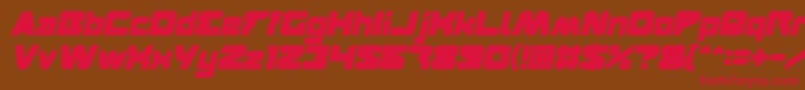FEATURED Bold Italic Font – Red Fonts on Brown Background