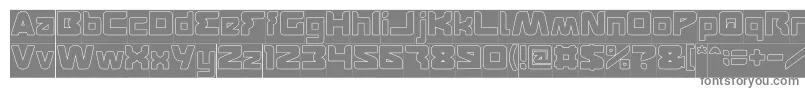 FEATURED Hollow Inverse Font – Gray Fonts
