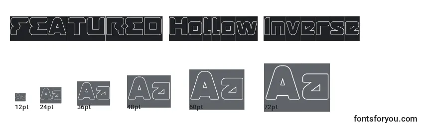 FEATURED Hollow Inverse Font Sizes