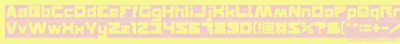 FEATURED Inverse Font – Pink Fonts on Yellow Background