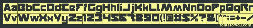 FEATURED Inverse Font – Yellow Fonts on Black Background