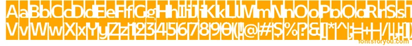 フォントFebruary 2   Initials Personal use – オレンジのフォント