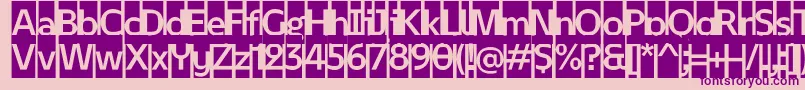 Fonte February 2   Initials Personal use – fontes roxas em um fundo rosa
