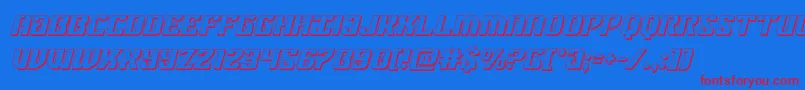 More about federalblue3dital Font federalblue3dital Font – Red Fonts on Blue Background