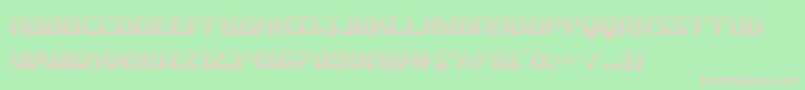 federalbluegrad Font – Pink Fonts on Green Background