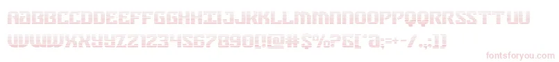 federalbluegrad Font – Pink Fonts on White Background