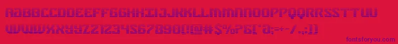 federalbluegrad Font – Purple Fonts on Red Background