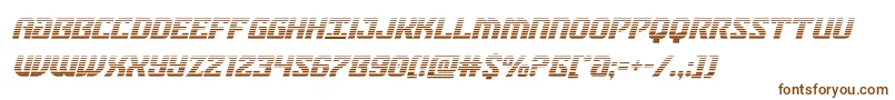 Шрифт federalbluegradital – коричневые шрифты на белом фоне