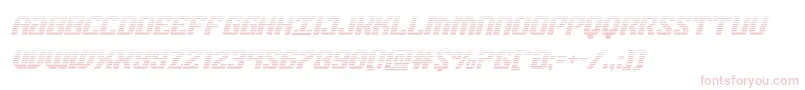 federalbluegradital Font – Pink Fonts on White Background