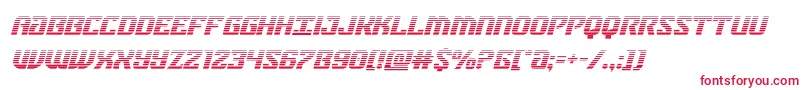 federalbluegradital-fontti – punaiset fontit valkoisella taustalla
