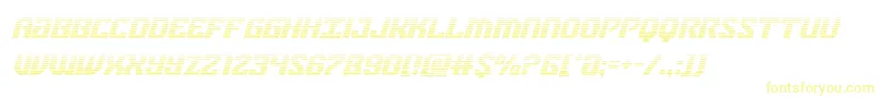 federalbluegradital-fontti – keltaiset fontit