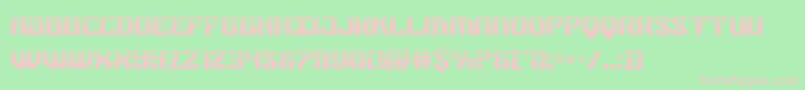 federalbluehalf Font – Pink Fonts on Green Background