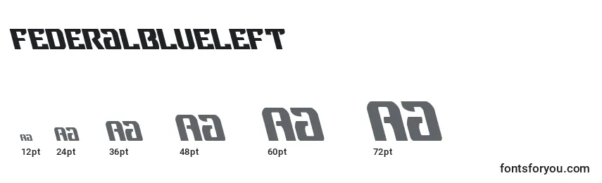 Federalblueleft Font Sizes