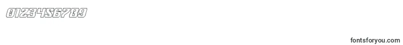 federalblueoutital Font – Fonts for Numbers and Digits