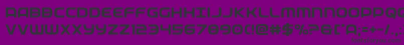 federalservice Font – Black Fonts on Purple Background