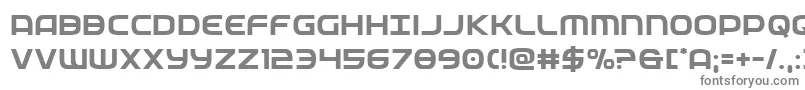federalservice-fontti – harmaat kirjasimet valkoisella taustalla