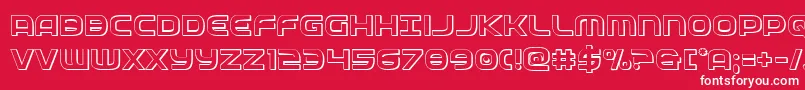 federalservice3d Font – White Fonts on Red Background