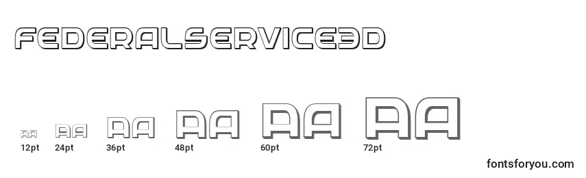 Federalservice3d Font Sizes