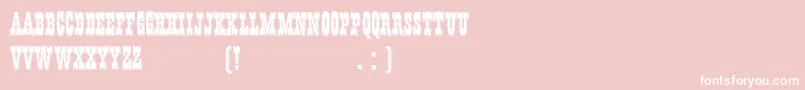 HffYoungWanna Font – White Fonts on Pink Background