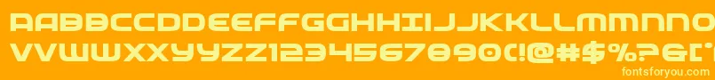 fuente federalserviceboldexpand – Fuentes Amarillas Sobre Fondo Naranja