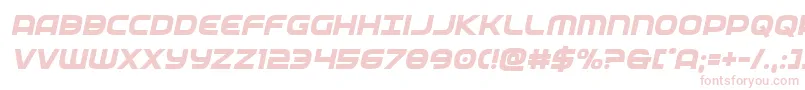 federalserviceboldital Font – Pink Fonts on White Background