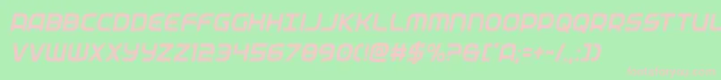 federalservicecondital Font – Pink Fonts on Green Background