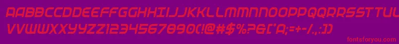 federalservicecondital Font – Red Fonts on Purple Background