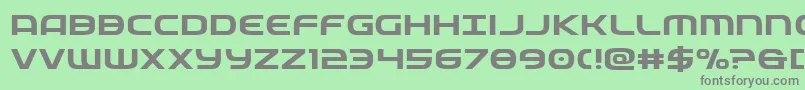 federalserviceexpand Font – Gray Fonts on Green Background