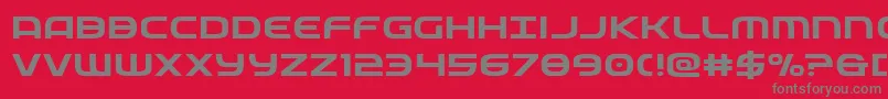 federalserviceexpand Font – Gray Fonts on Red Background