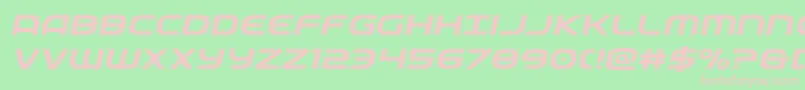 federalserviceexpandital Font – Pink Fonts on Green Background