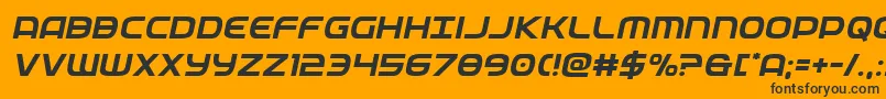 Подробнее о шрифте federalserviceital Шрифт federalserviceital – чёрные шрифты на оранжевом фоне