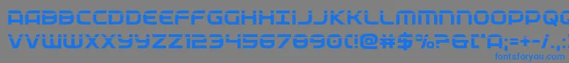 Шрифт federalservicelaser – синие шрифты на сером фоне