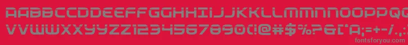 Шрифт federalservicelaser – серые шрифты на красном фоне