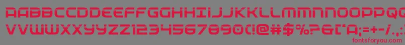 federalservicelaser Font – Red Fonts on Gray Background