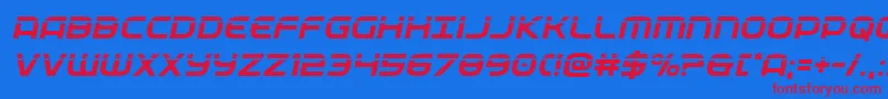 Więcej informacji o czcionce federalservicelaserital Czcionka federalservicelaserital – czerwone czcionki na niebieskim tle
