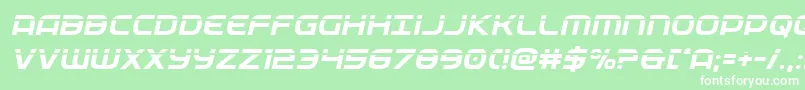 federalservicelaserital Font – White Fonts on Green Background