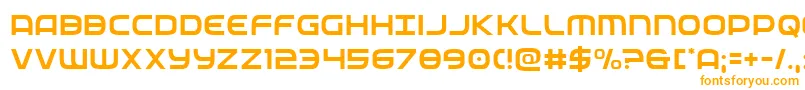 federalservicelight Font – Orange Fonts on White Background
