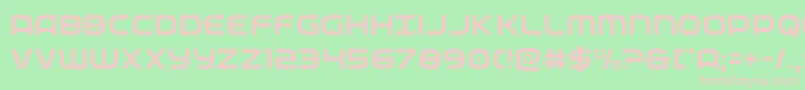 federalservicelight Font – Pink Fonts on Green Background