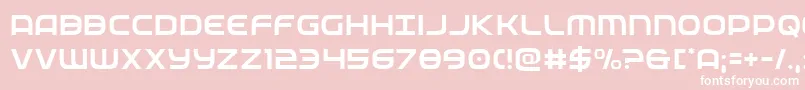 federalservicelight Font – White Fonts on Pink Background