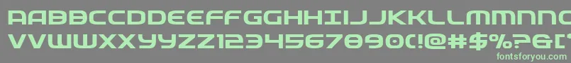 Шрифт federalservicesemiboldexp – зелёные шрифты на сером фоне