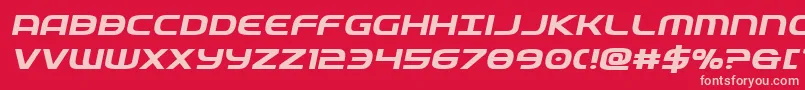 Шрифт federalservicesemiboldexpital – розовые шрифты на красном фоне