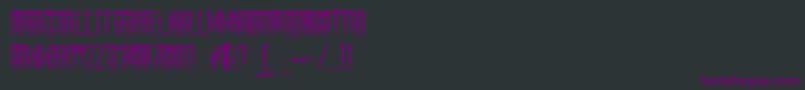 Amazs.T.A.L.K.E.R.V.3.0 Font – Purple Fonts on Black Background